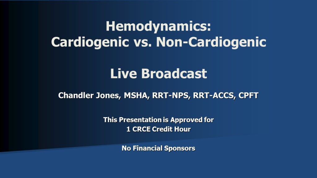 Hemodynamics Chandler Jones Broadcast Slide 1-1