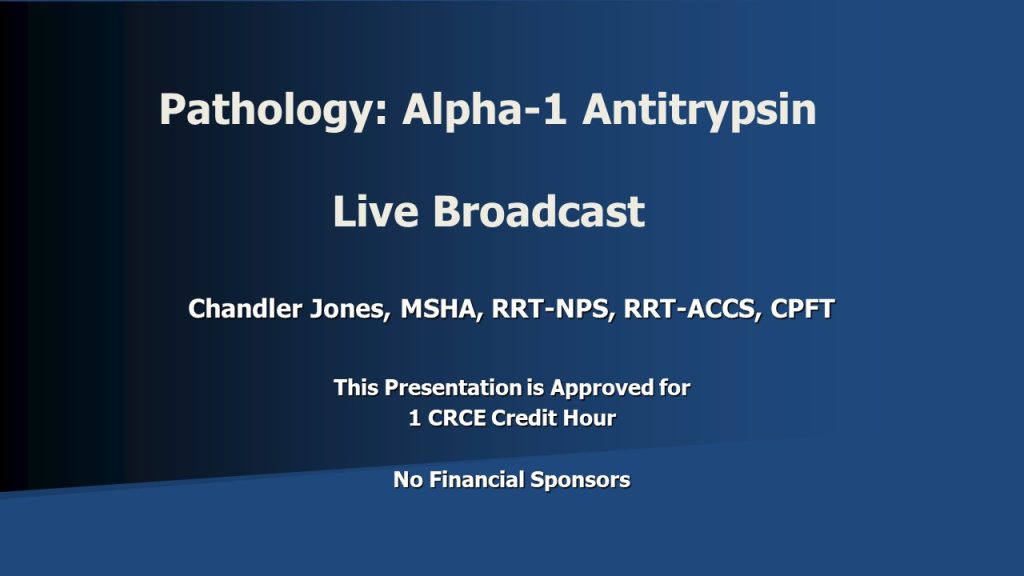 Alpha-1 Antitrypsin Chandler Jones Broadcast Slide 1-1