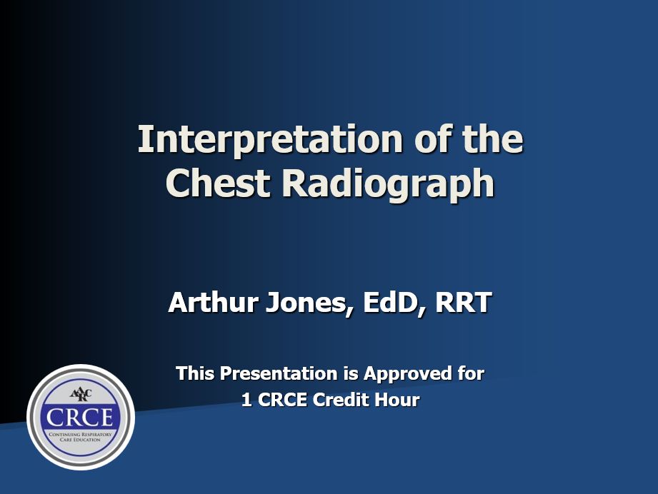 Title Page AARC CXR