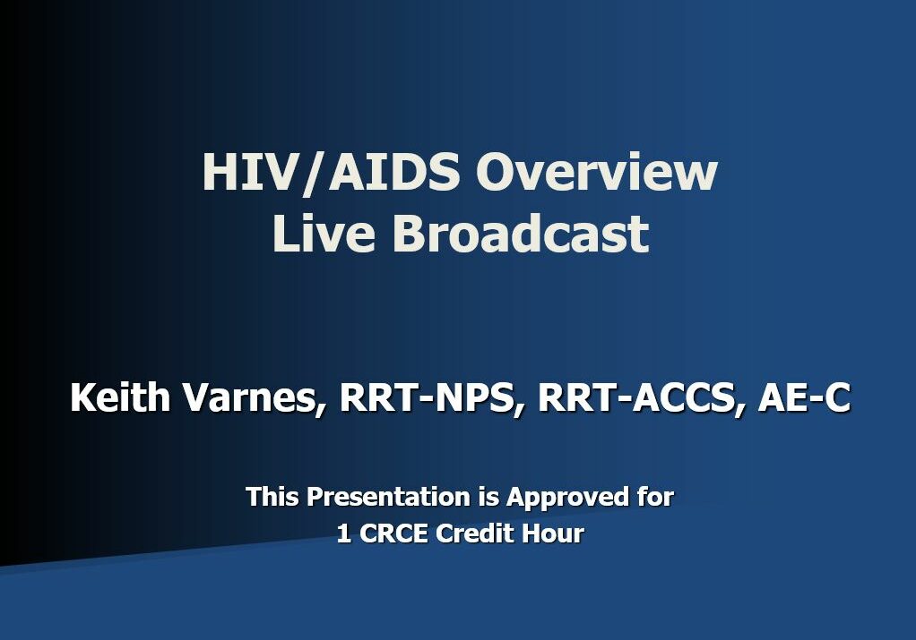 HIV Live Broadcast Title Page