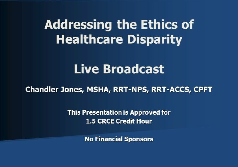 Healthcare Disparity RTLB Chandler Jones Slide 1