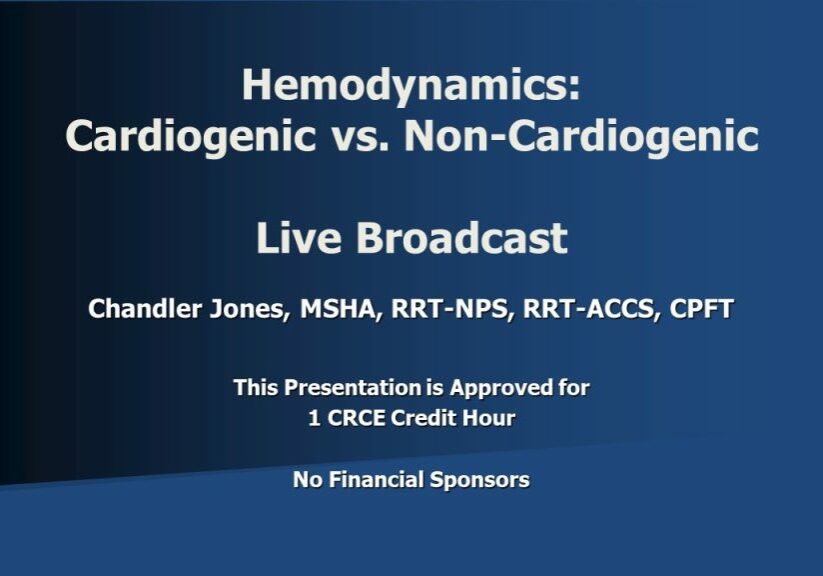 Hemodynamics Chandler Jones Broadcast Slide 1-1