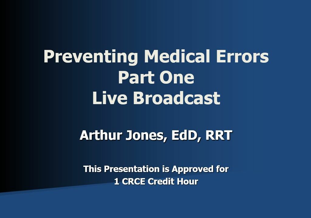 Medical Errors Part One AJ Live Broadcast