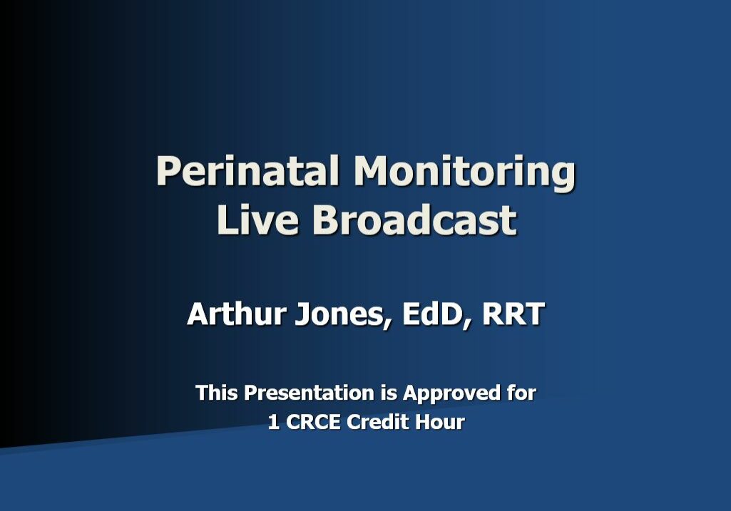 Perinatal Live Broadcast Title Page