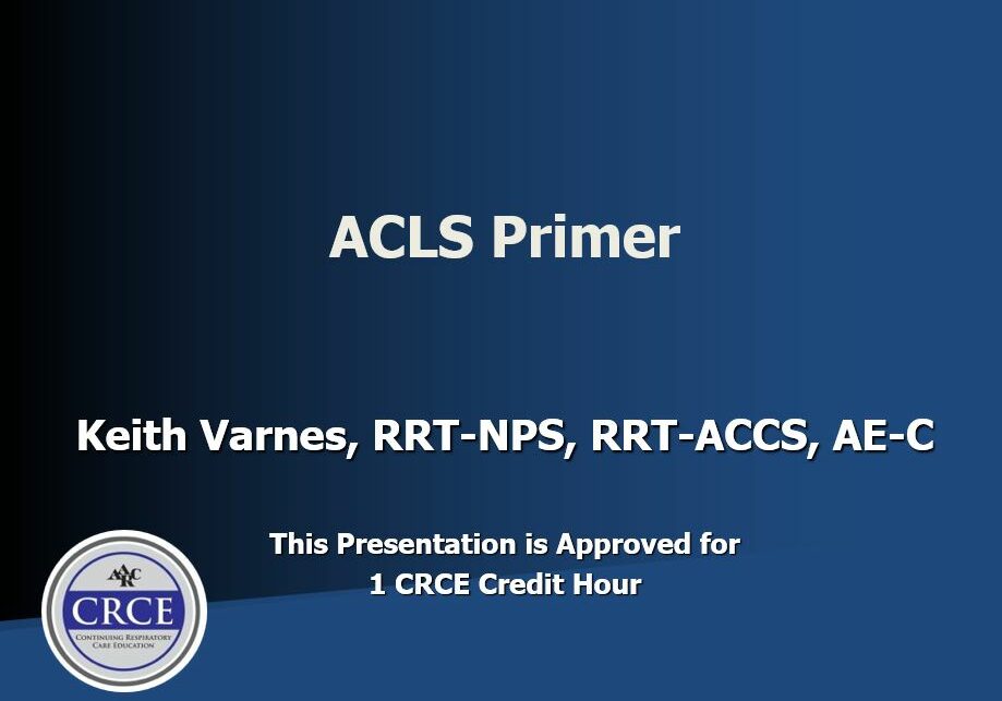 Title Page AARC ACLS