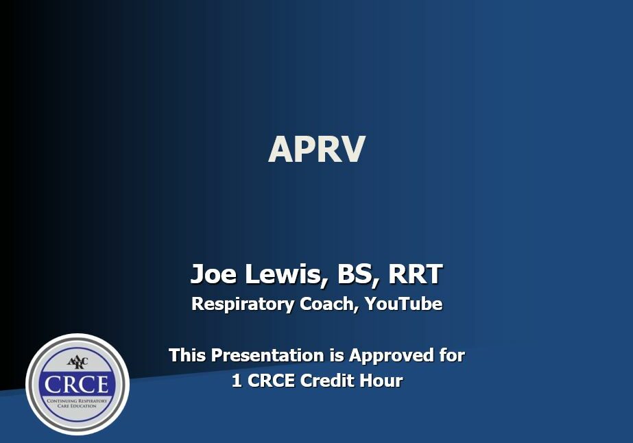 Title Page AARC APRV REC